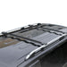 Roof Bars Rack Aluminium Black fits Renault Trafic 2014- Onwards - Omtec - Van Life Living