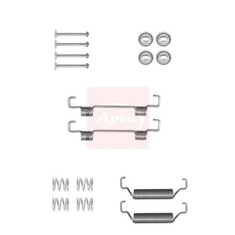 Apec Parking Brake Shoe Accessory Kit Rear KIT2135