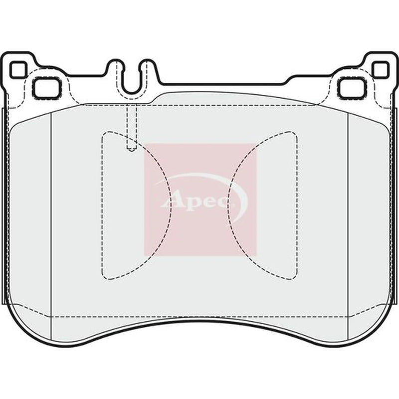 Apec Front Brake Pad Set PAD1927