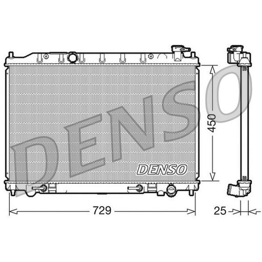 Denso Engine Radiator DRM46029