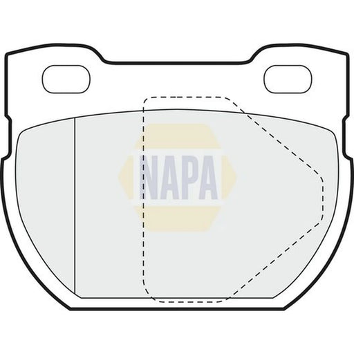 NAPA Rear Brake Pad Set NBP1239