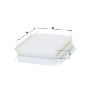 MANN-FILTER Cabin Air Filter (Pollen Filter) behind the CU 22 022