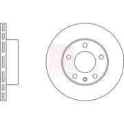 Apec 2 x Vented Front Brake Discs SDK6052-x2