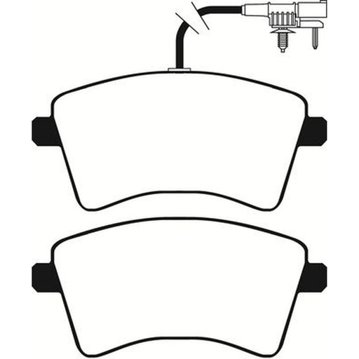 Abtex Front Brake Pad Set PLU2234