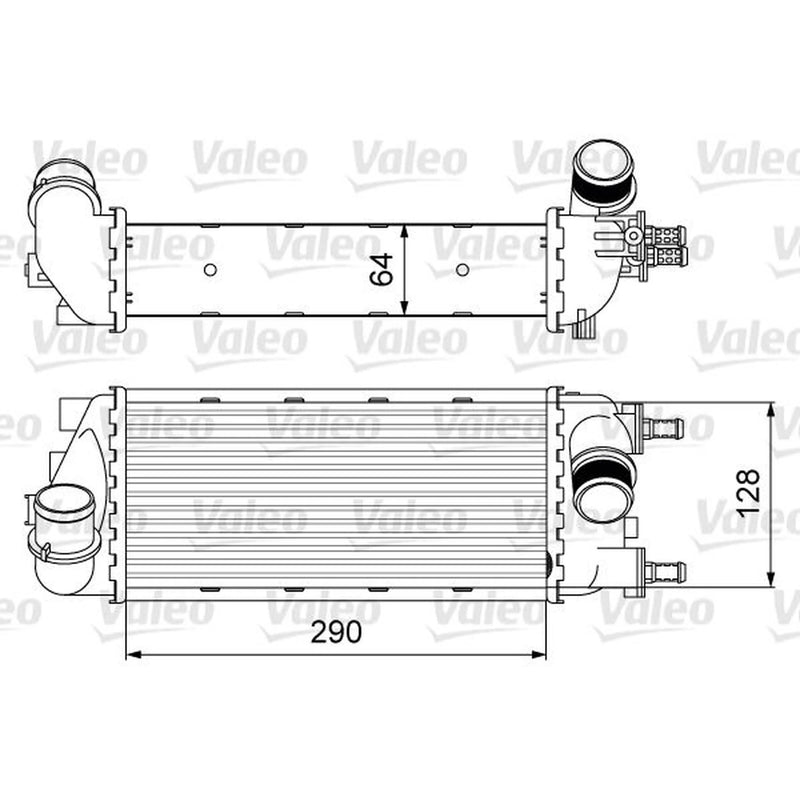 Valeo Intercooler (Charge Air Cooler) 818585