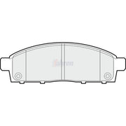 Fahren Front Brake Pad Set FBP3348
