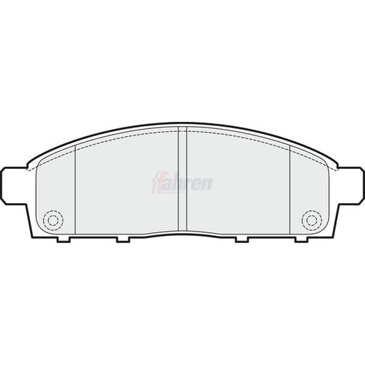 Fahren Front Brake Pad Set FBP3348