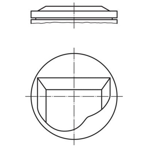Mahle Piston Cylinder Bore = 89mm 081 97 01