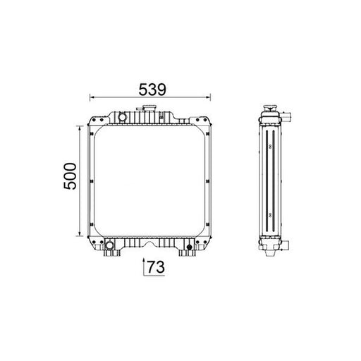 Mahle Engine Radiator CR 2289 000P
