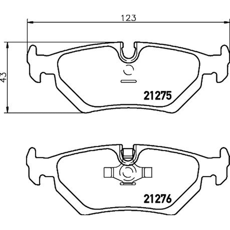 Mintex Rear Brake Pad Set MDB1506