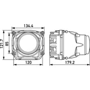 Hella Headlamp De-Us A/F Md12/24 1AL 1AL 012 758-121 76102171 1AL 012 758-121