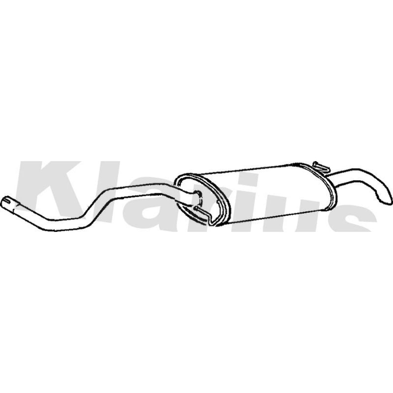 Klarius Box With Tail Pipe Rear SE103V
