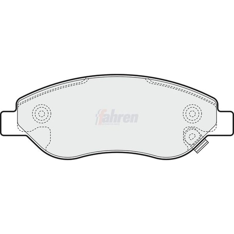 Fahren Front Brake Pad Set FBP3227