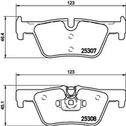 Mintex Rear Brake Pad Set MDB3215