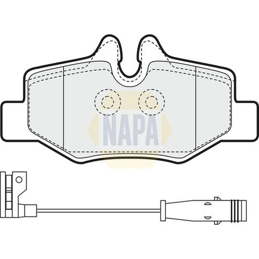 NAPA Rear Brake Pad Set NBP1097