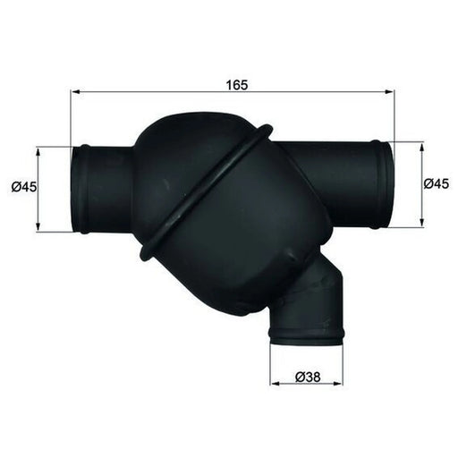 Mahle Thermostat,Coolant TH 23 87