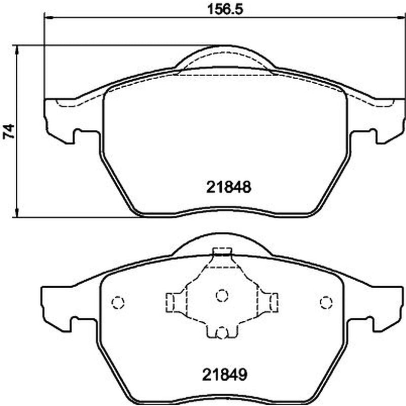 Mintex Front Brake Pad Set MDB1741