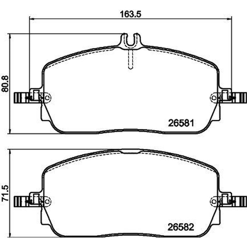 Mintex Front Brake Pad Set MDB3515