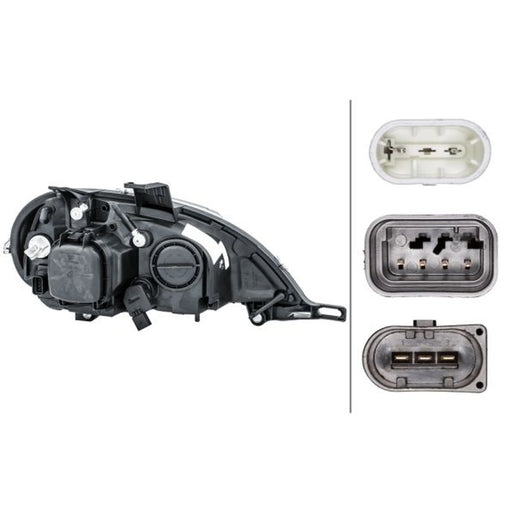 Hella Headlight Headlamp PY21W Left 1EL 223 151-171