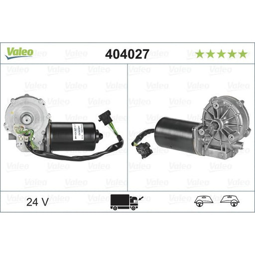 Valeo Front/Rear Wiper Motor Front 404027