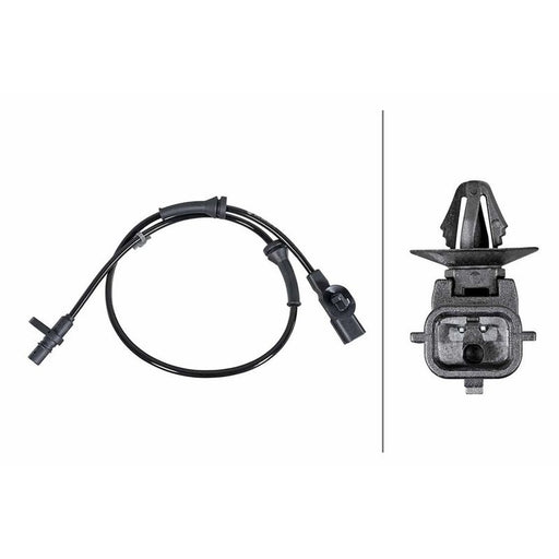 Hella ABS Wheel Speed Sensor Rear Right 6PU 358 252-141