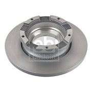 Febi 2 x Solid Rear Brake Discs 104494-x2