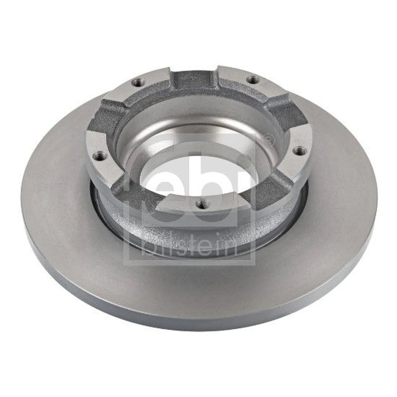 Febi 2 x Solid Rear Brake Discs 104494-x2