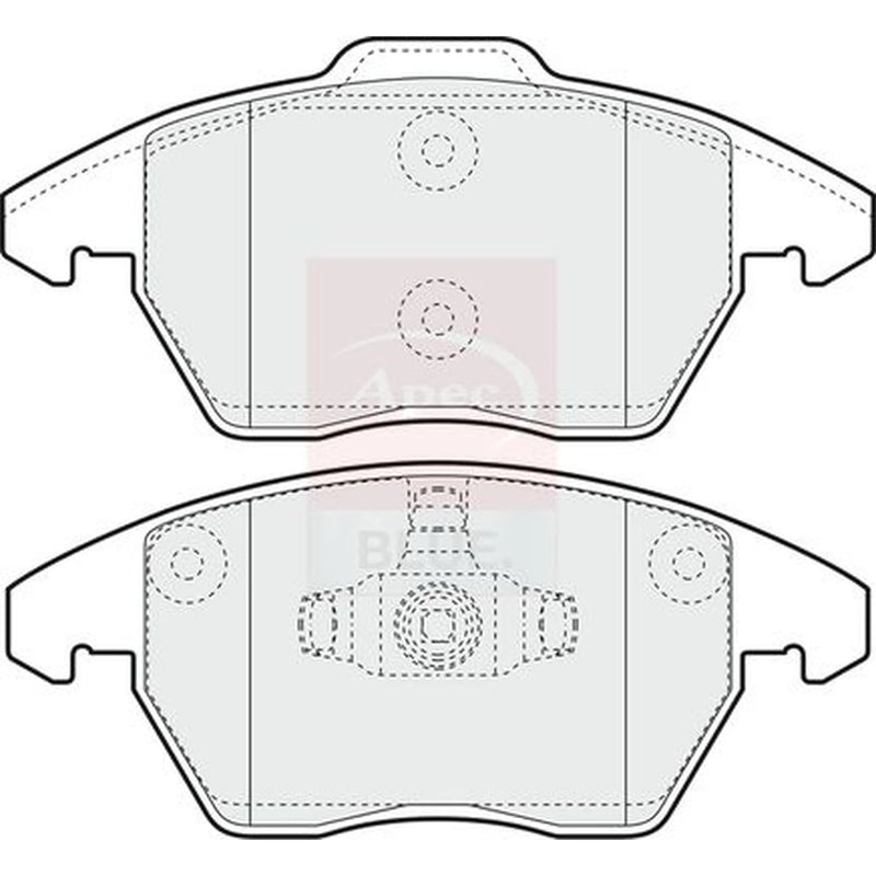 Apec Front Brake Pad Set PD3195