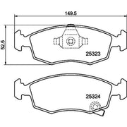 Mintex Front Brake Pad Set MDB3233