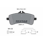 Textar Rear Brake Pad Set 2558701