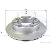 Comline 2 x Vented Rear Brake Discs ADC0287V