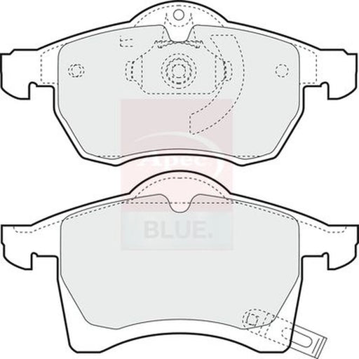 Apec Front Brake Pad Set PD3037