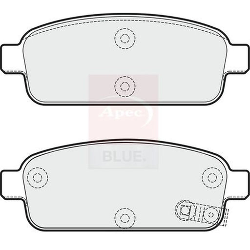 Apec Rear Brake Pad Set PD3269