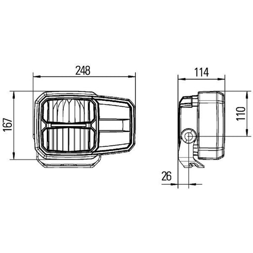 Hella Headlight Headlamp LED Right 1LE 996 374-041