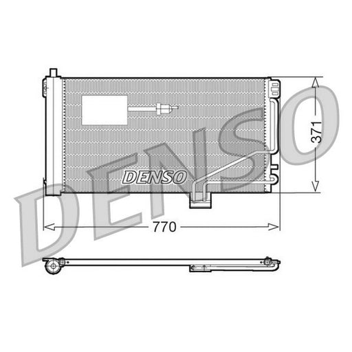 Denso Air Conditioning Condenser DCN17015