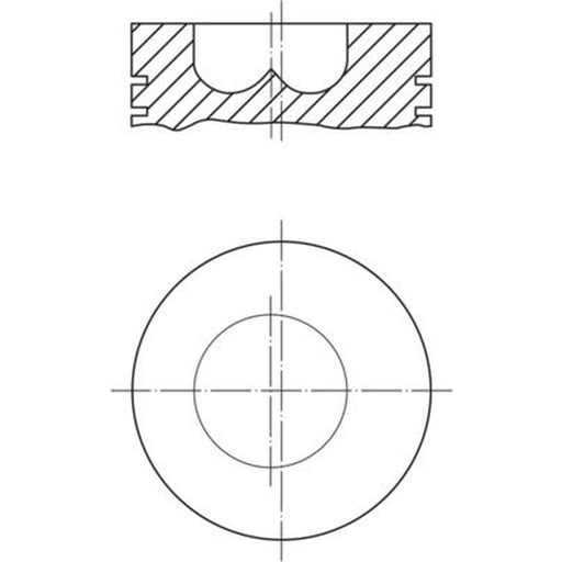 Mahle Piston Cylinder Bore = 102mm 225 41 00