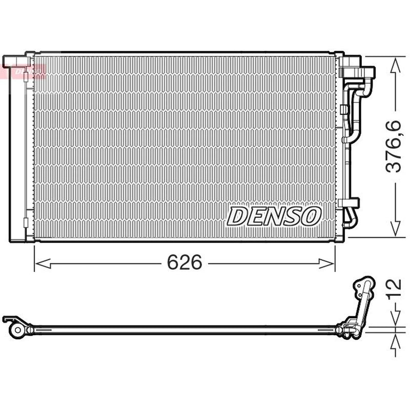 Denso Air Conditioning Condenser DCN41026