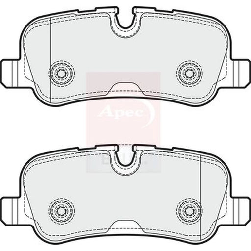 Apec Rear Brake Pad Set PD3265