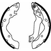 Mintex Brake Shoe Set Axle Kit MFR551