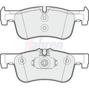 Fahren Front Brake Pad Set FBP3291