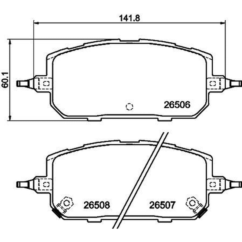 Mintex Front Brake Pad Set MDB3502