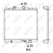 NRF Engine Radiator 506557