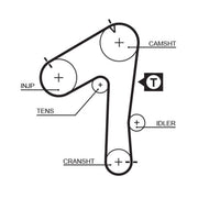 Gates Timing Belt Cambelt 149 Teeth 5483XS
