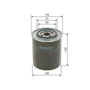 Bosch Engine Oil Filter 0 451 203 206