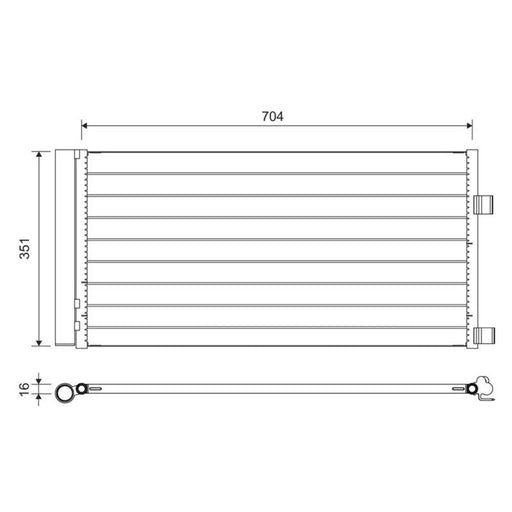 Valeo Air Conditioning Condenser 814378