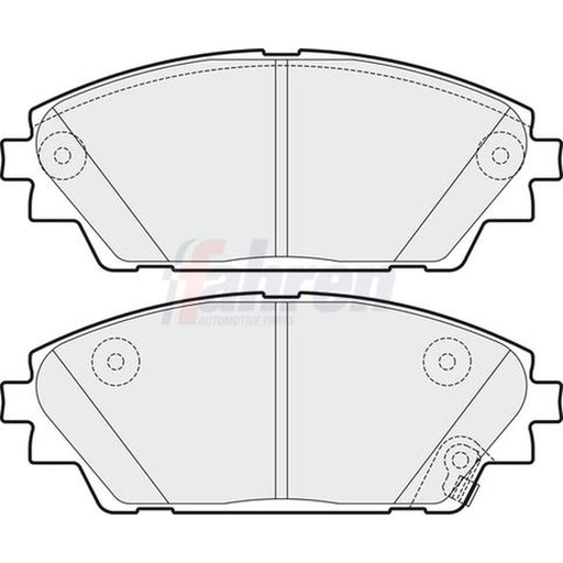 Fahren Front Brake Pad Set FBP3747
