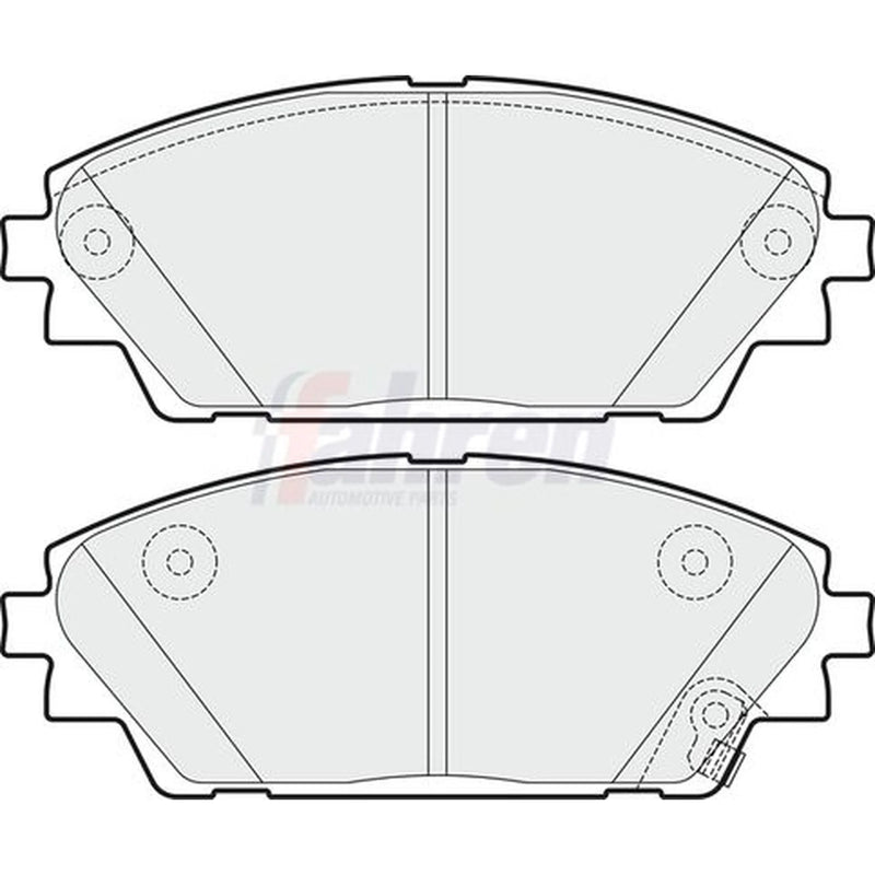 Fahren Front Brake Pad Set fits Mazda 3 2013-2019 1.5 1.6 2.0 2.2
