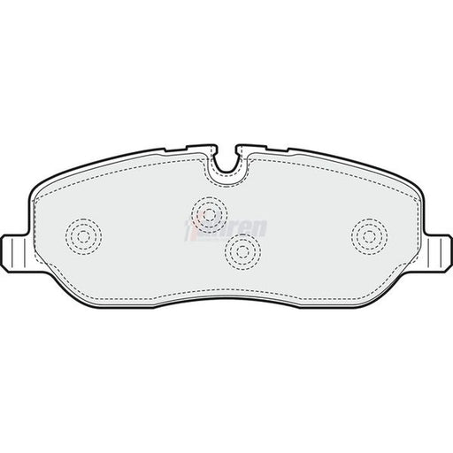 Fahren Front Brake Pad Set FBP3085
