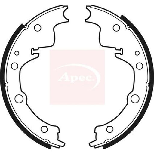 Apec Brake Shoe Set Axle Kit SHU384