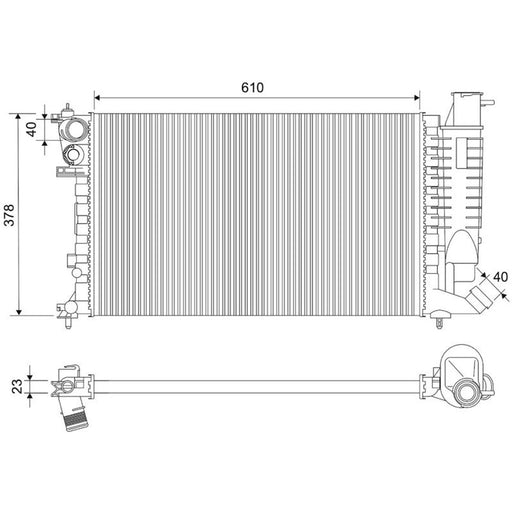 Valeo Engine Radiator 730630